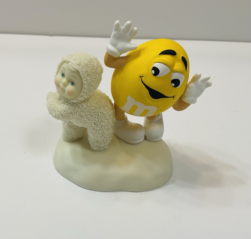 Department 56 Snowbabies M&Ms Dancing Figurine Yellow No Box