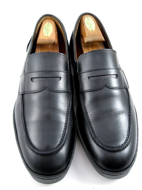 Allen Edmonds Randolph Black Leather Penny Loafer Dress Sneakers Size 11 D 607N