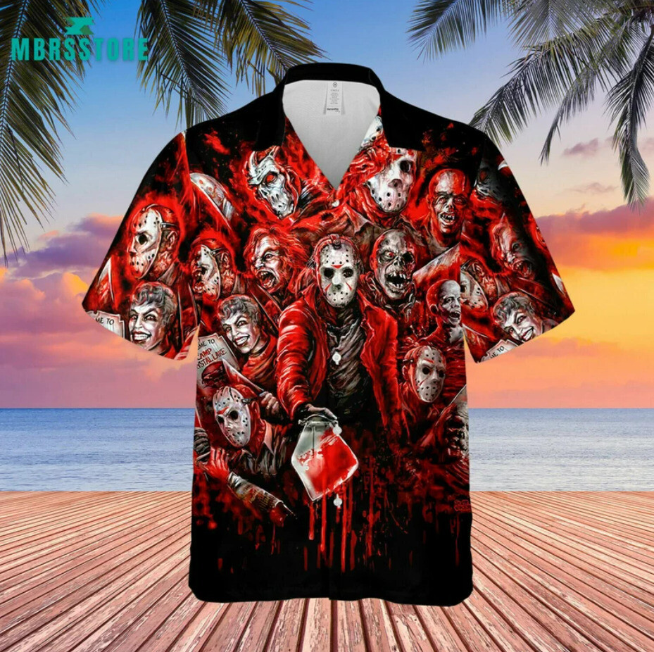 Friday 13th Jason Voorhees Unisex 3D HAWAII SHIRT All Over Print Us Size