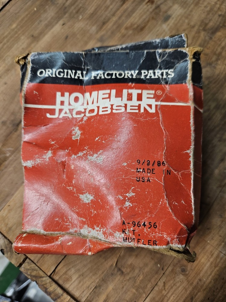 New Old Stock Homelite Jacobsen Muffler Kit Part # A-96456