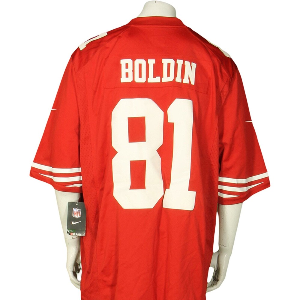 San Francisco 49ers Anquan Boldin Nike On Field NFL Authentic Sewn Jersey 2XL