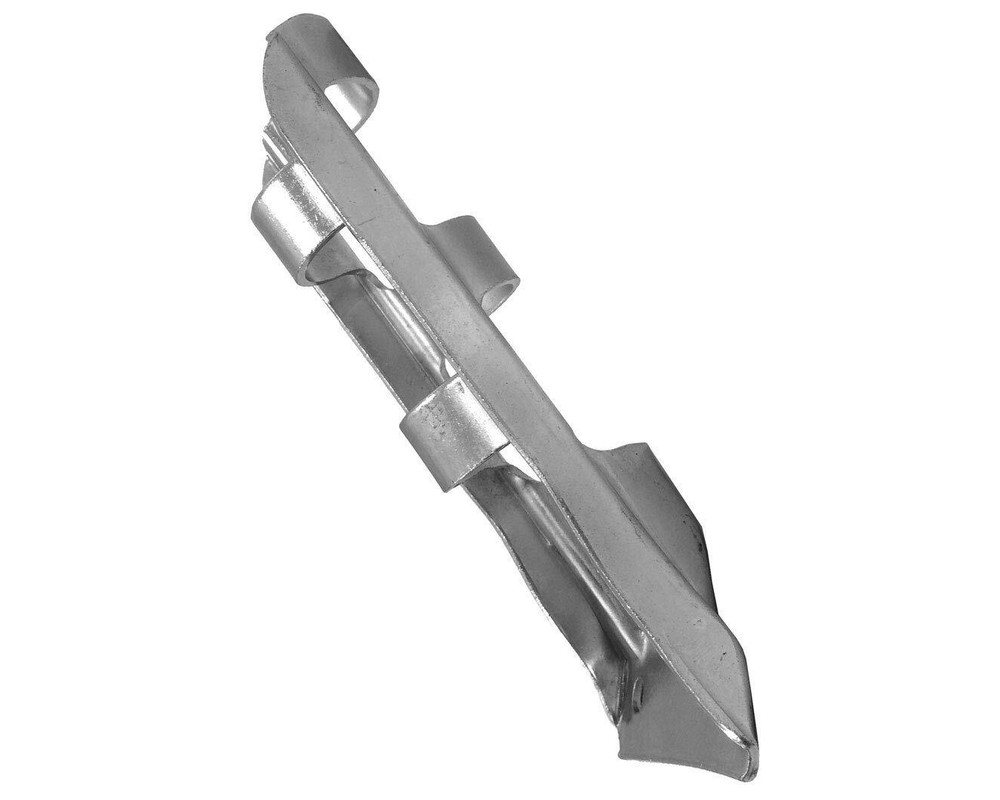 Silver Stamped Steel Bracket for 1.25