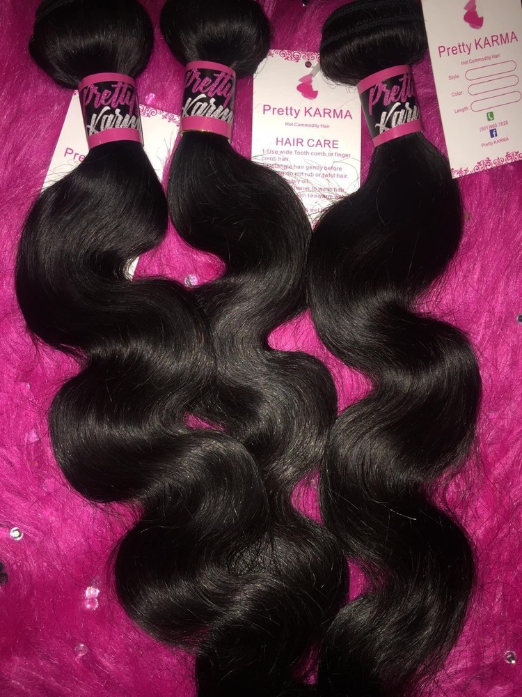 100% Virgin Human Hair Extensions-  3 Bundle deal-  24”26”28
