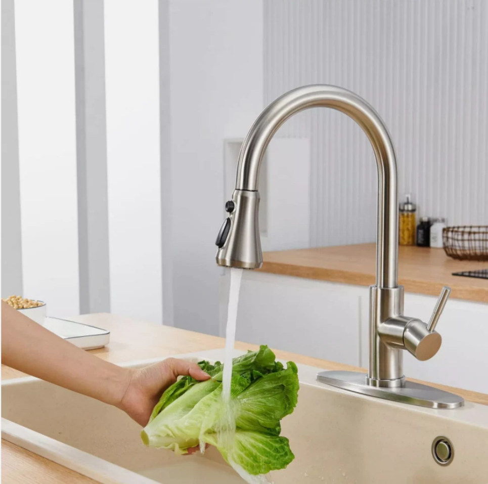 Universal Pull-Down Spray Head Replacement for Kitchen Faucets