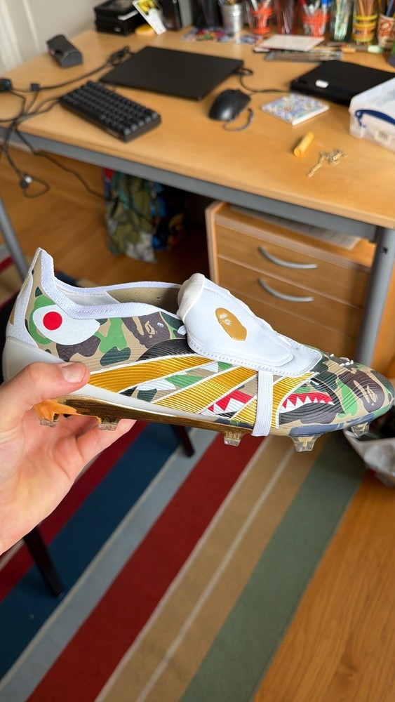 Adidas Predator Elite Fg x Bape Green Size US 10, FREE SHIPPING, NEW STOCK