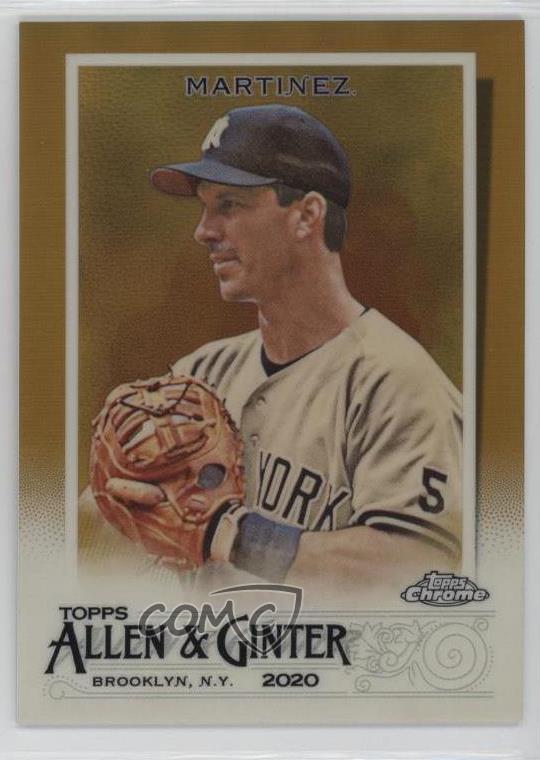 2020 Topps Allen & Ginter Chrome Gold Refractor Tino Martinez #202 /50  