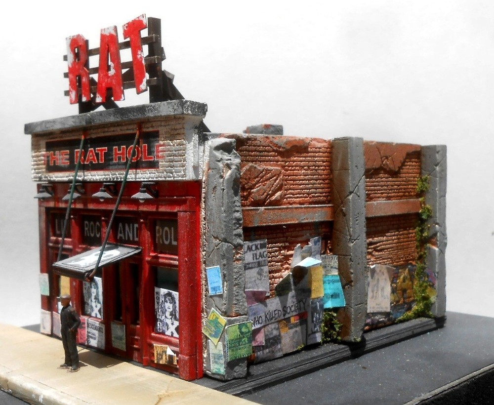 Downtown Deco HO Scale Building Kit The Rat Hole Rock & Roll Club New Release!