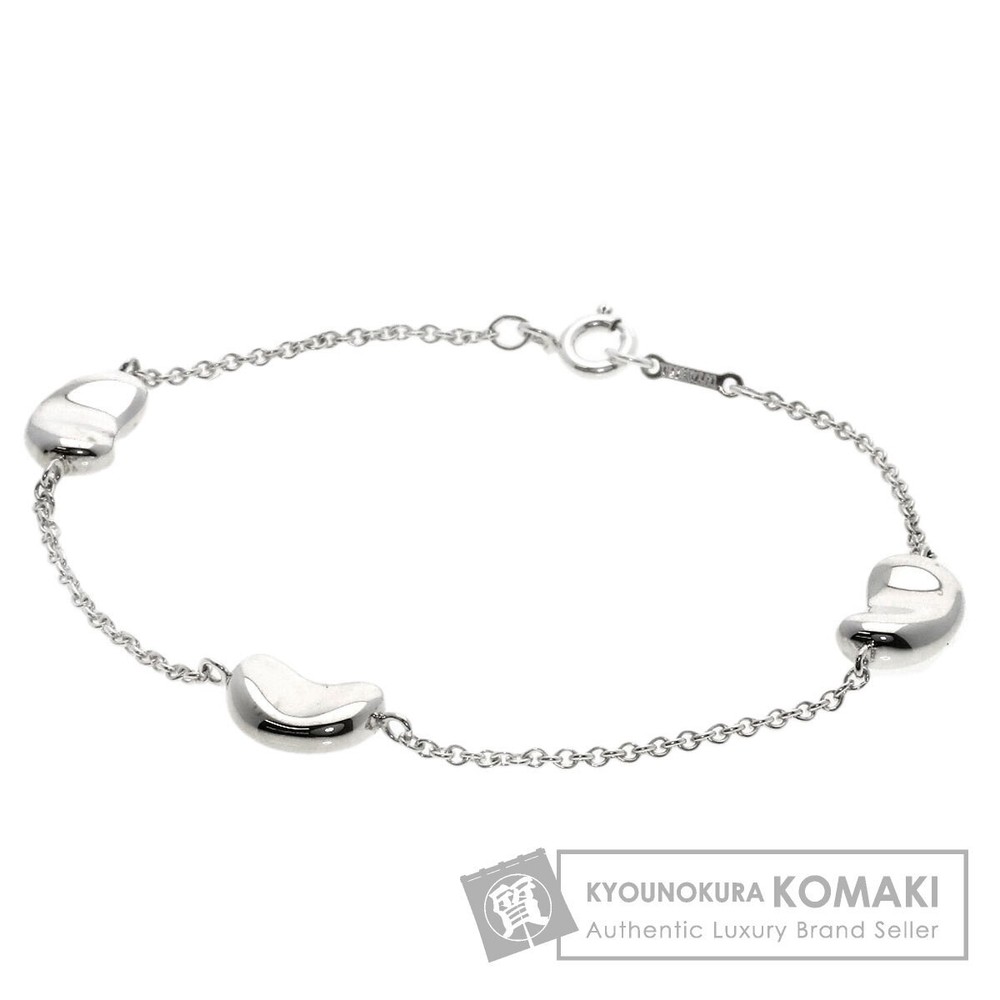 Tiffany & Co Sterling Silver Bean Bracelet for Women Pre-Owned