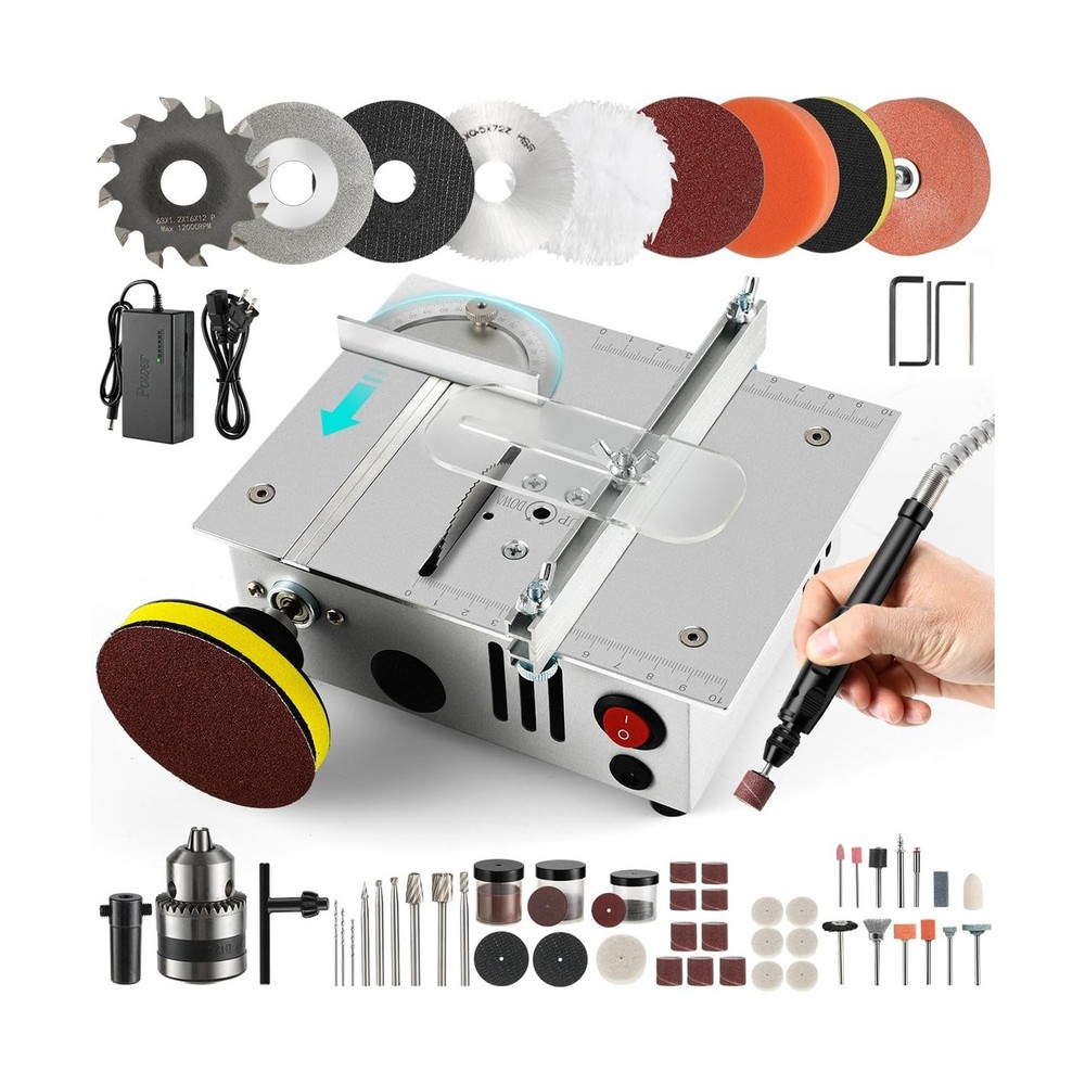 Mini table Saw,mini Table Saws for Crafts, Mini Multi Functional Table Saw, D...