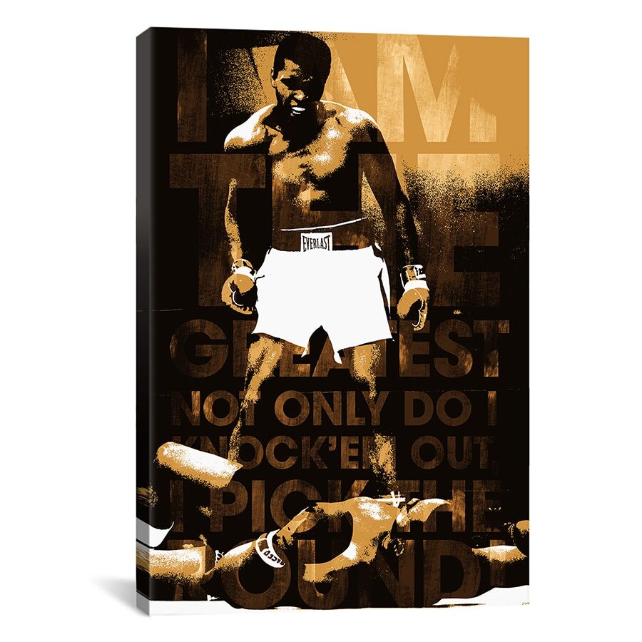 iCanvas 'Muhammad Ali vs. Sonny Liston, 1965 'I Am the  Medium