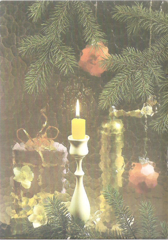 Christmas and New Years Postcard (unused)-image