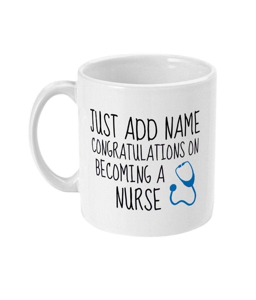 New Nurse Gift Personalised New Nurse Mug Nurse Graduation Gifts Gift For Nurses