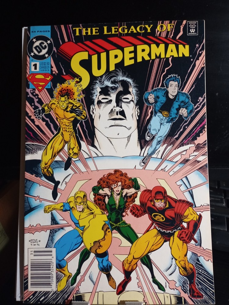 DC  Comics The Legacy of Superman   #1  NEWSSTAND EDITION