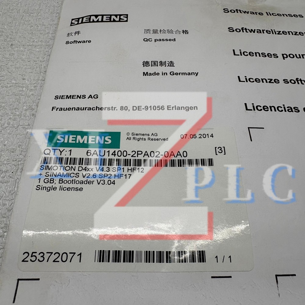 1PCS New SIEMENS 6AU1400-2PA02-0AA0 CF card module In Box*