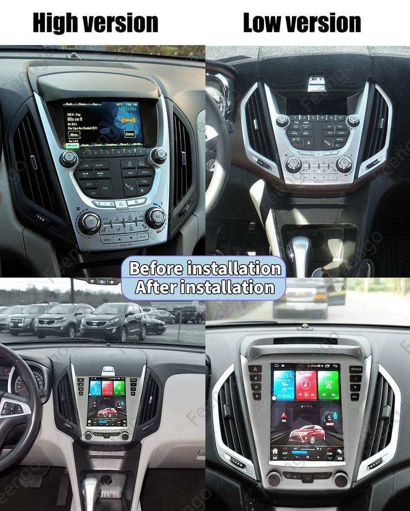 For 2010-2016 GMC Chevy EQUINOX Android Car Radio Stereo Carplay GPS Navigation