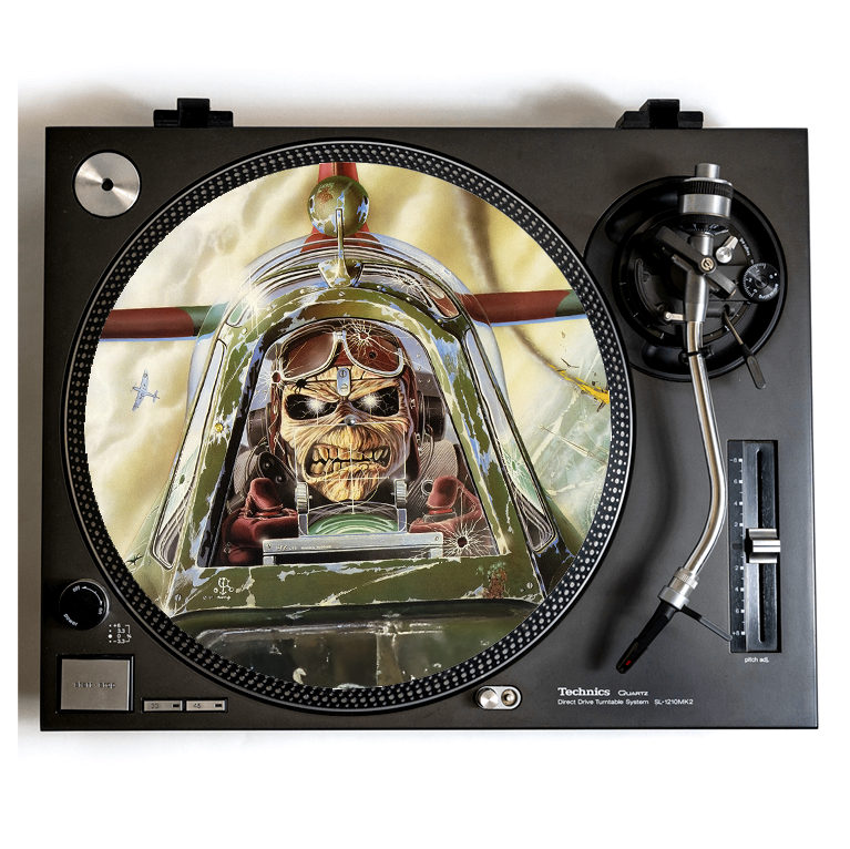 Iron Maiden DJ Turntable Slipmat for Vinyl Records fits any 12