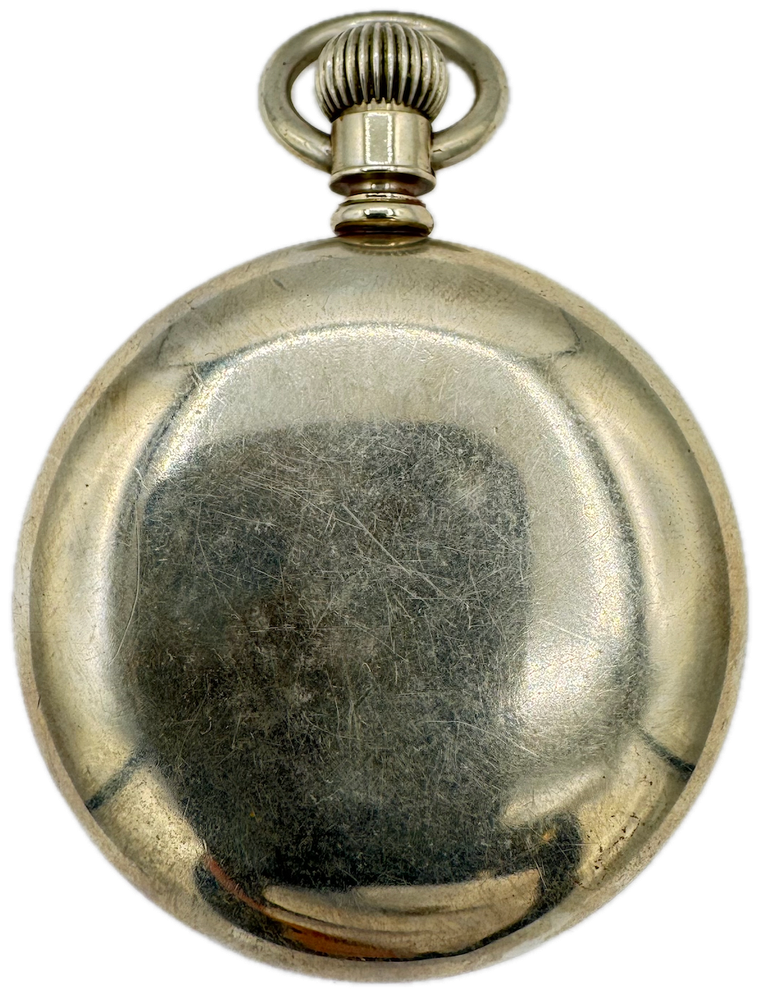 Antique 18 Size Dueber Swingout Open Face Silverine Pocket Watch Case USA