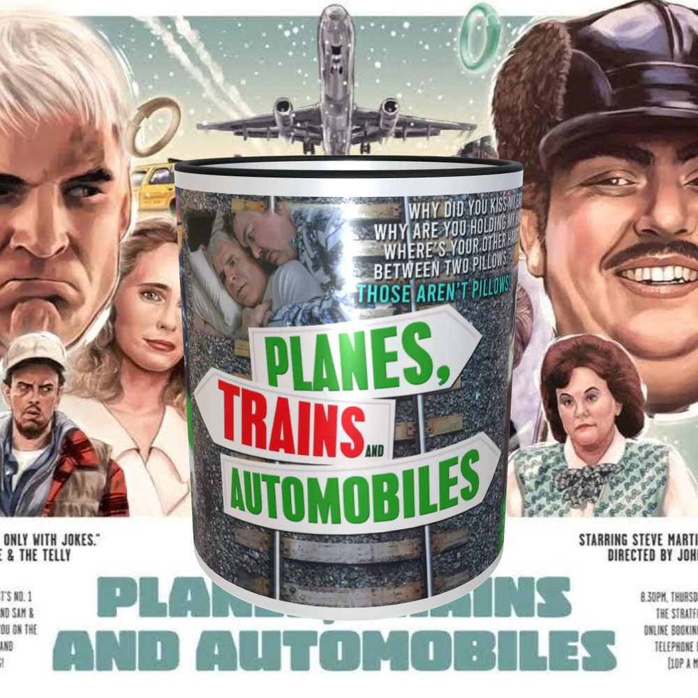 Planes Trains And Automobiles 11oz  Coffee Mug  NEW Dishwasher Safe