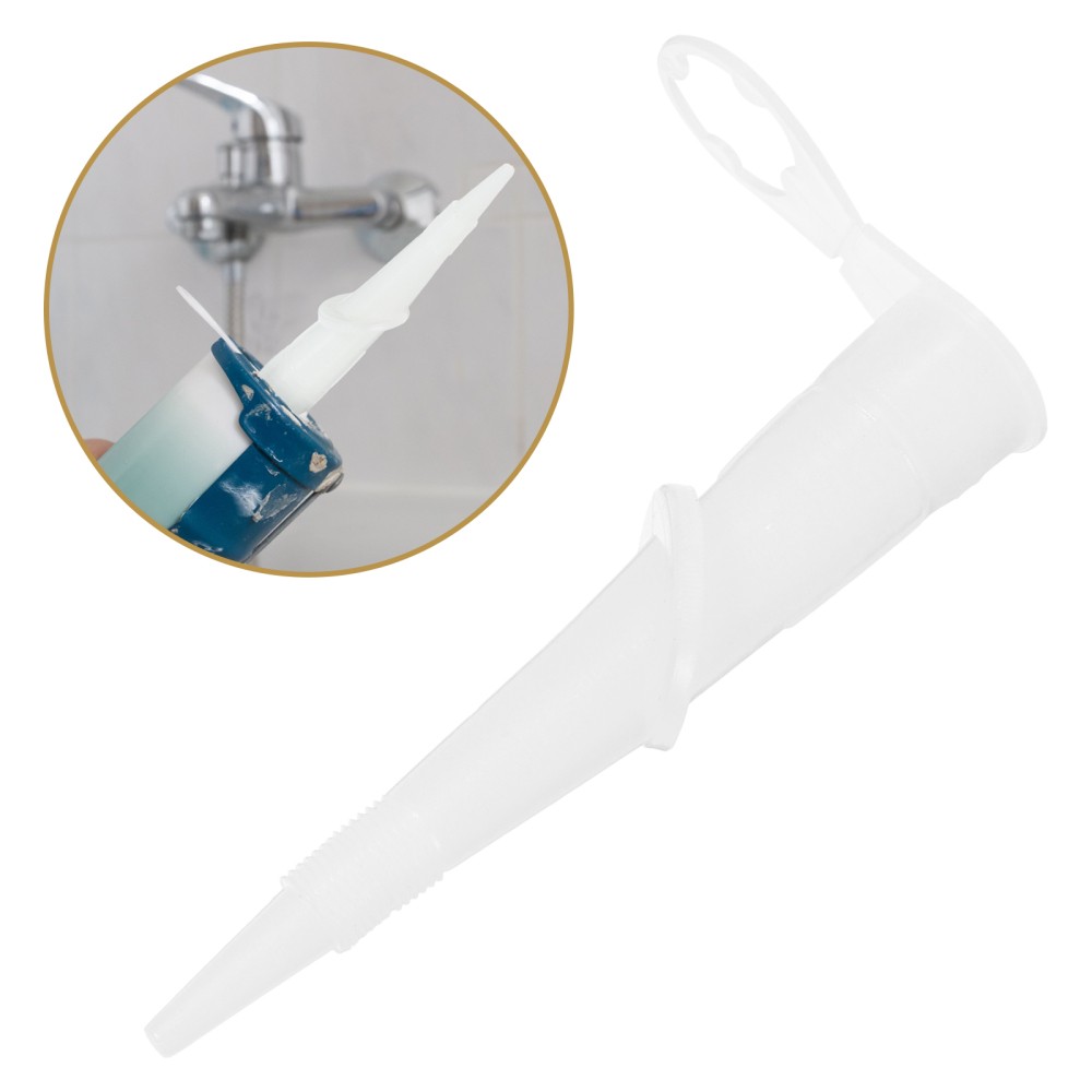 10 Reusable Universal Caulk Nozzle Tips for Sealing & Finishing