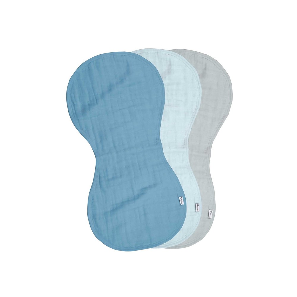 Organic Cotton Muslin Burp Cloths, Adult Use Only, Hypoallergenic, Standard 1...