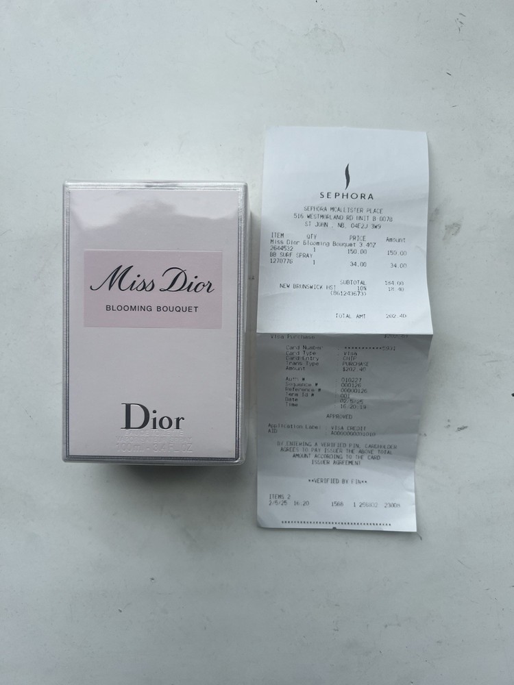 Miss Dior Blooming Bouquet Eau de Toilette Spray 3.4oz (100ml)