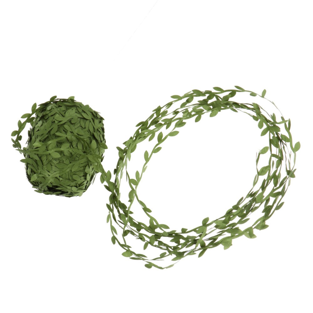 Artificial Willow Leaf Greenery Cuttings for Fabric Wreaths & Hanging Decor