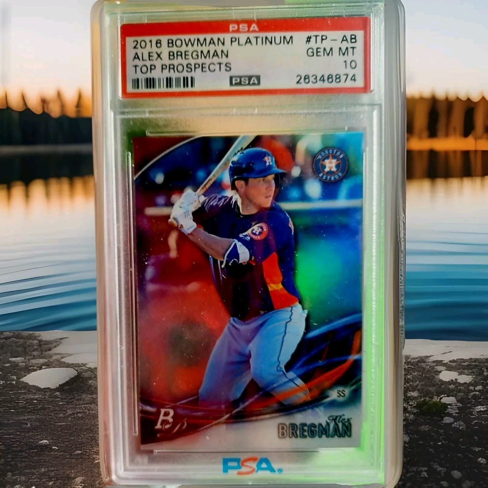 2016 Bowman Platinum Alex Bregman TP-AB Top Prospects PSA 10 Gem Mint