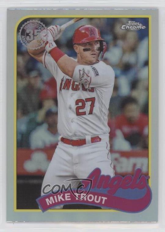 2024 Topps Chrome 1989 Topps Baseball Mike Trout #89CB-1