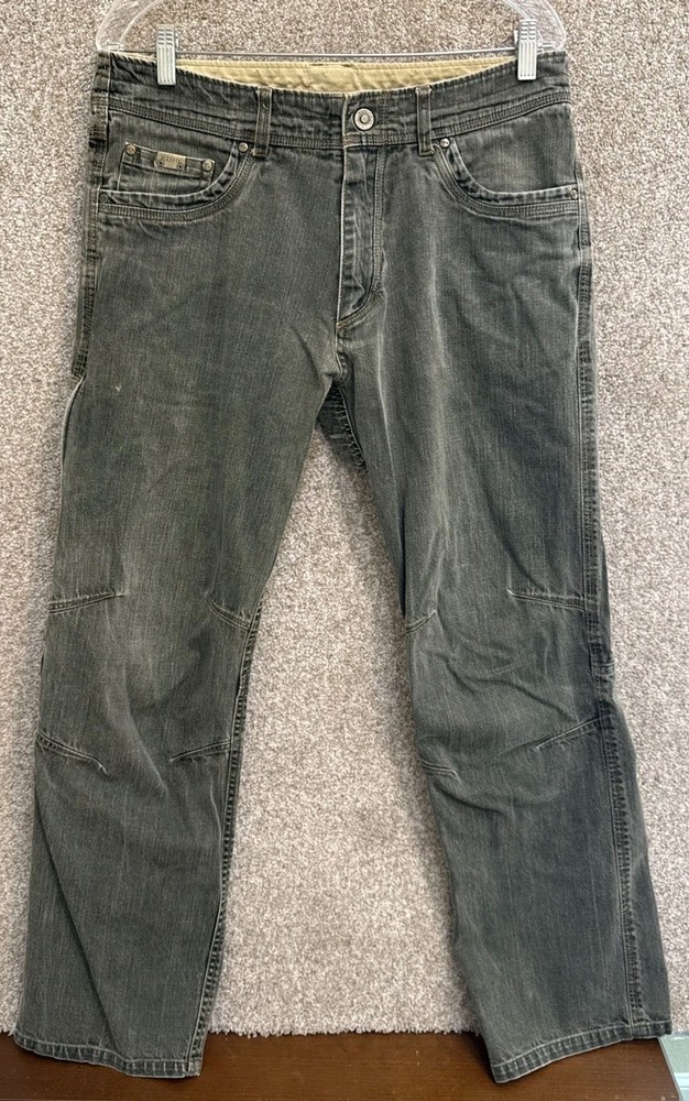 Kuhl Riot Dye Vintage Patina Utility Jeans for Men 33x32 Gorpcore Outdoor Style