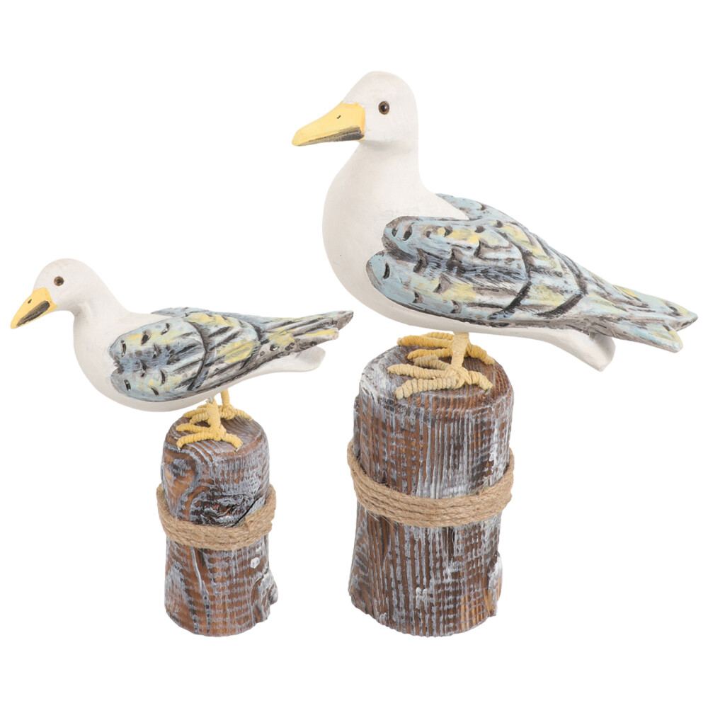 2pcs Ornaments Nautical Gifts Coastal Ornaments Artistic Figurine Craft