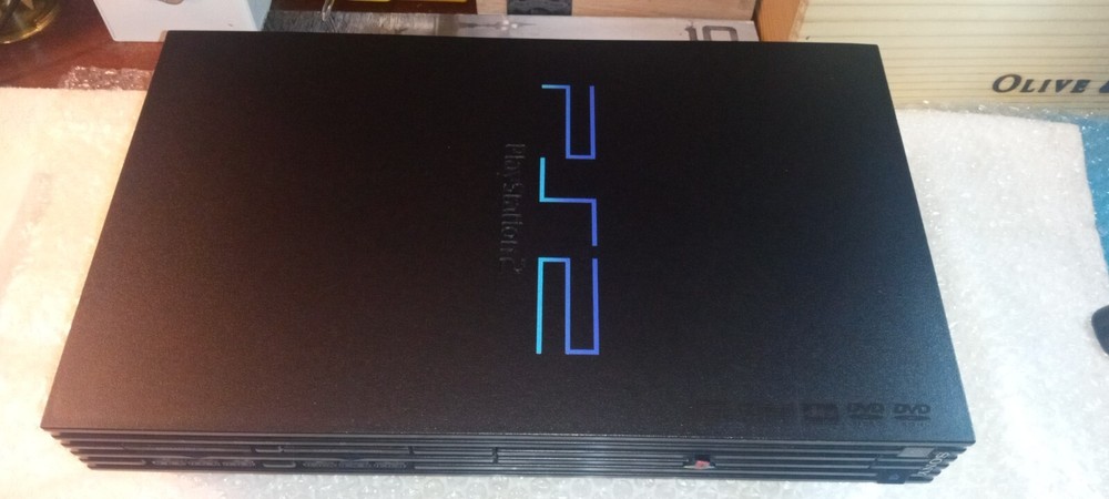 PlayStation 2 FAT PS2 Bundle with All Cords, 2 Controllers, and 5 Games