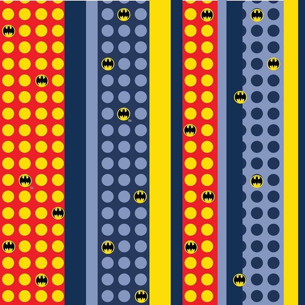 DC Comics Batman Jokers Back Multicolor 100% Cotton Fabric by The Yard