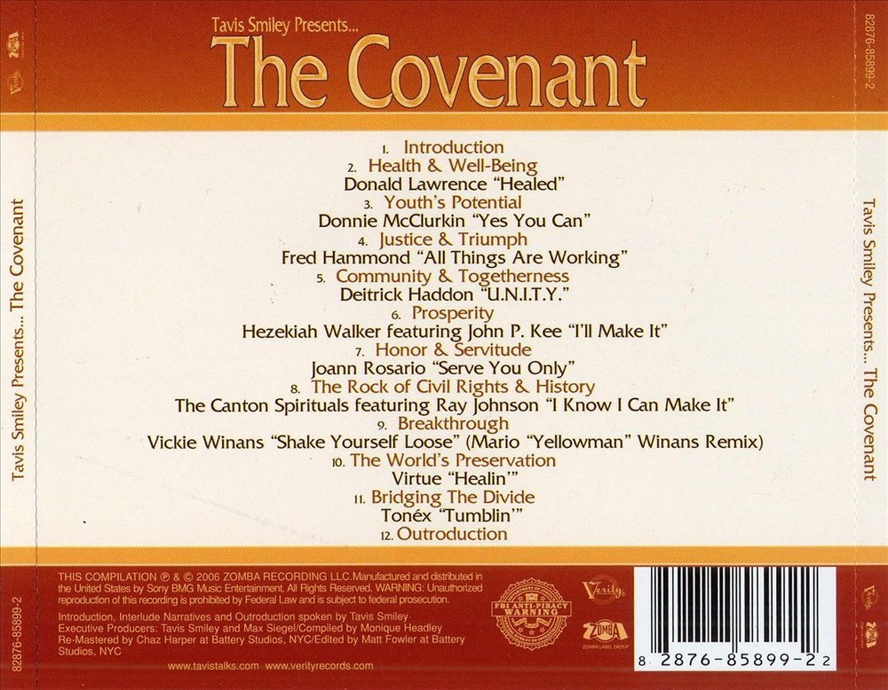 VARIOUS ARTISTS COVENANT NEW CD