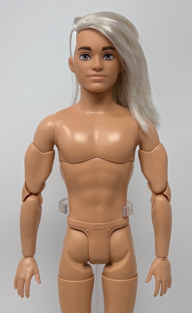Barbie Color Reveal Mermaid Merman Ken Head Made to Move Body Hybrid NUDE Doll