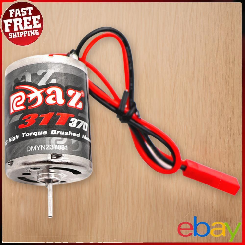 31T 370 Brushed Motor DC Motor JST for 1:10 1:12 1:14 1:16 1:24 RC Crawler Model
