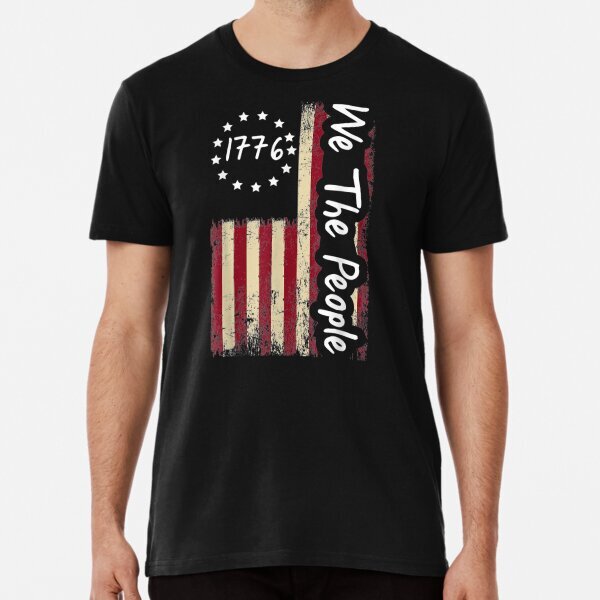 1776 We The People Patriotic American Constitution T-Shirt Premium T-Shirt S-5XL