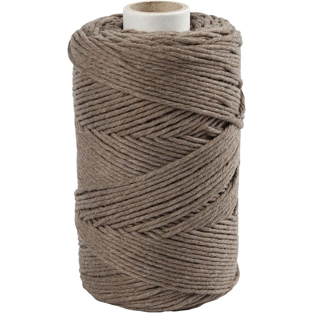 Macrame Cord Light Brown 198m by Creativ Company - New