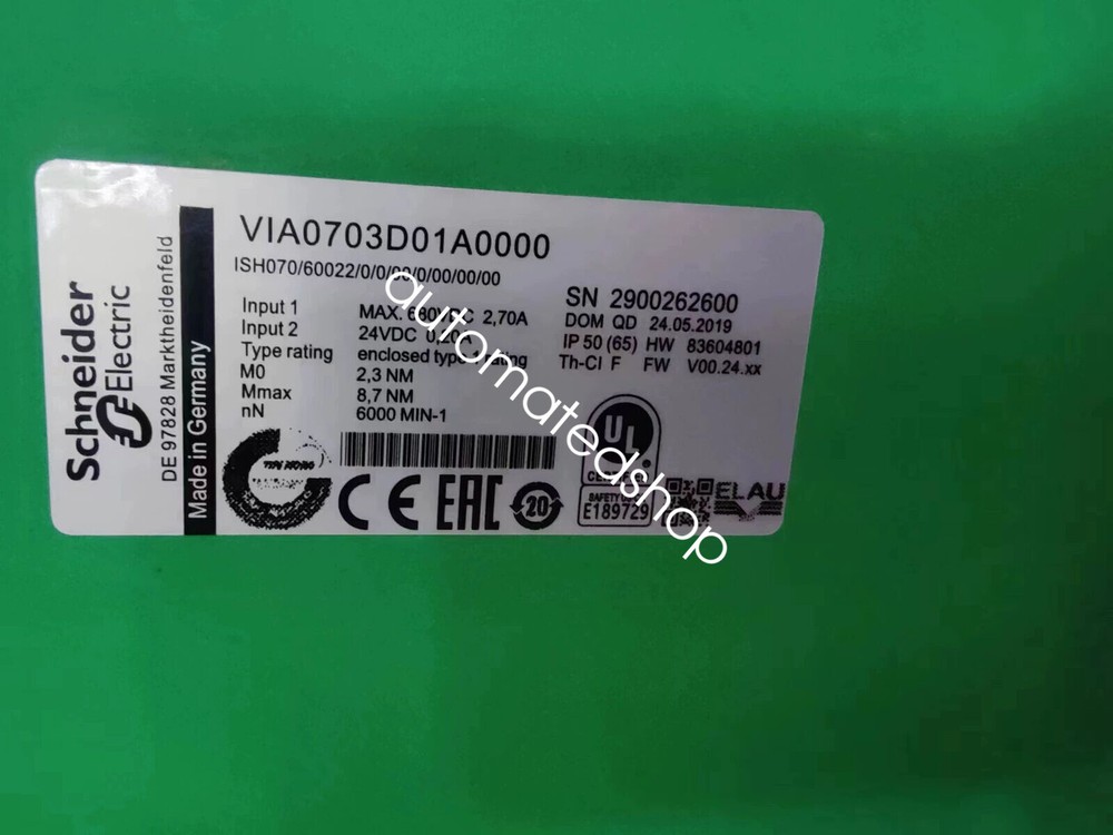 VIA0703D01A0000 new via FedEx or DHL