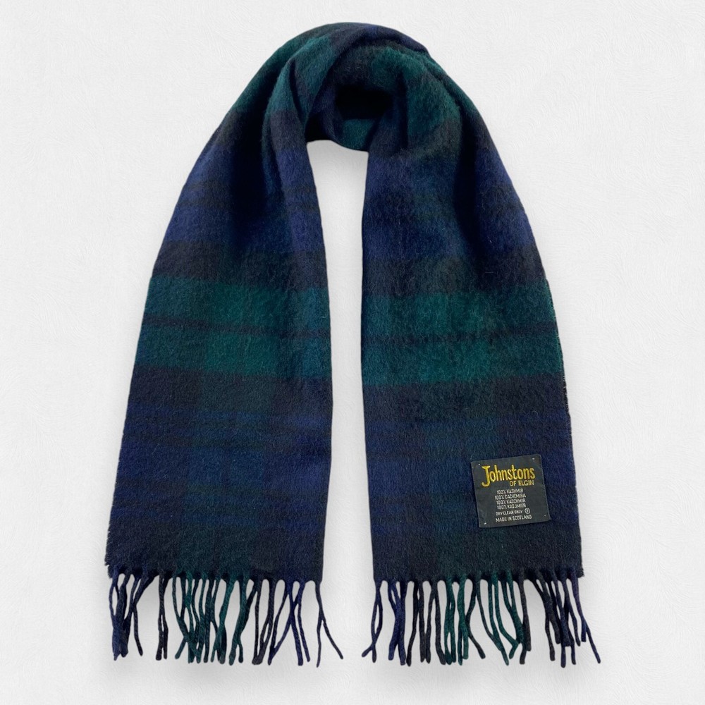 Johnstons of Elgin Cashmere Winter Scarf Muffler for Men and Women