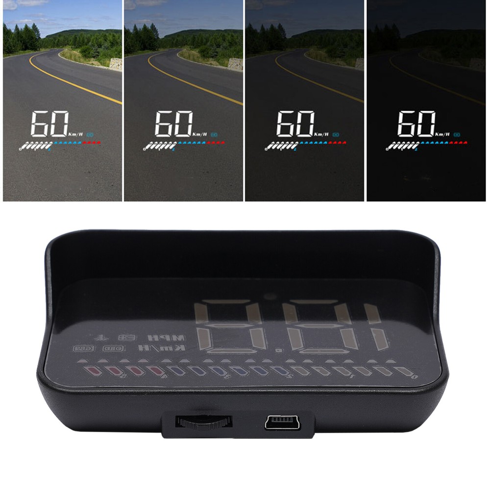 Universal Digital Car GPS HUD Head Up Display with HD Speedometer & Overspeed Alarm