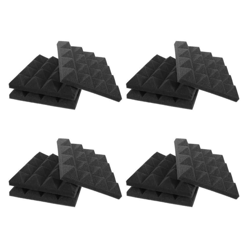 12 Pcs Sound Insulation Cotton Acoustic Foam Multi Soundproof Wall Panel