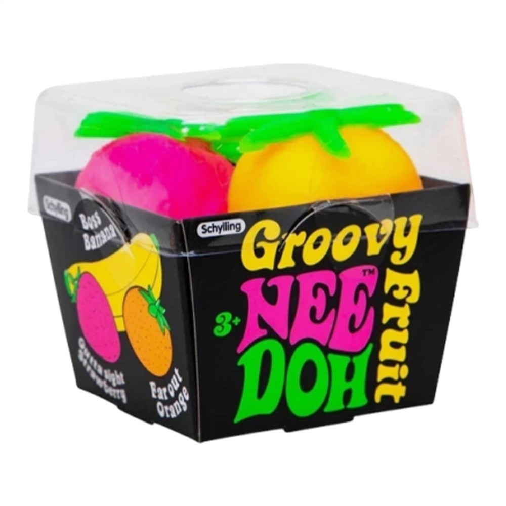Schylling Nee Doh Groovy Fruit - Novelty Toy (GFND)