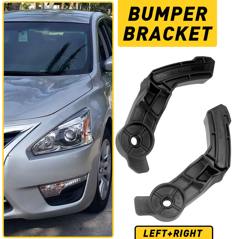 2013-2015 Nissan Altima Front Bumper Bracket Retainer Support Pair Left Right