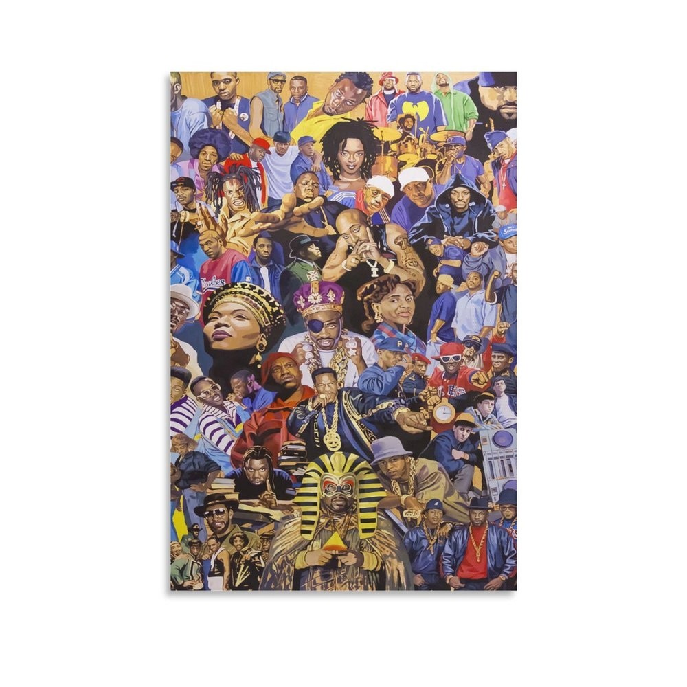 Legends of All Rapper Hip Hop Music Wall Art Canvas Poster Picture Print Home