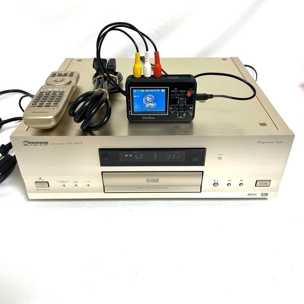 Pioneer DV-S10A High-End DVD/CD Player with Remote and Power Cable from Japan