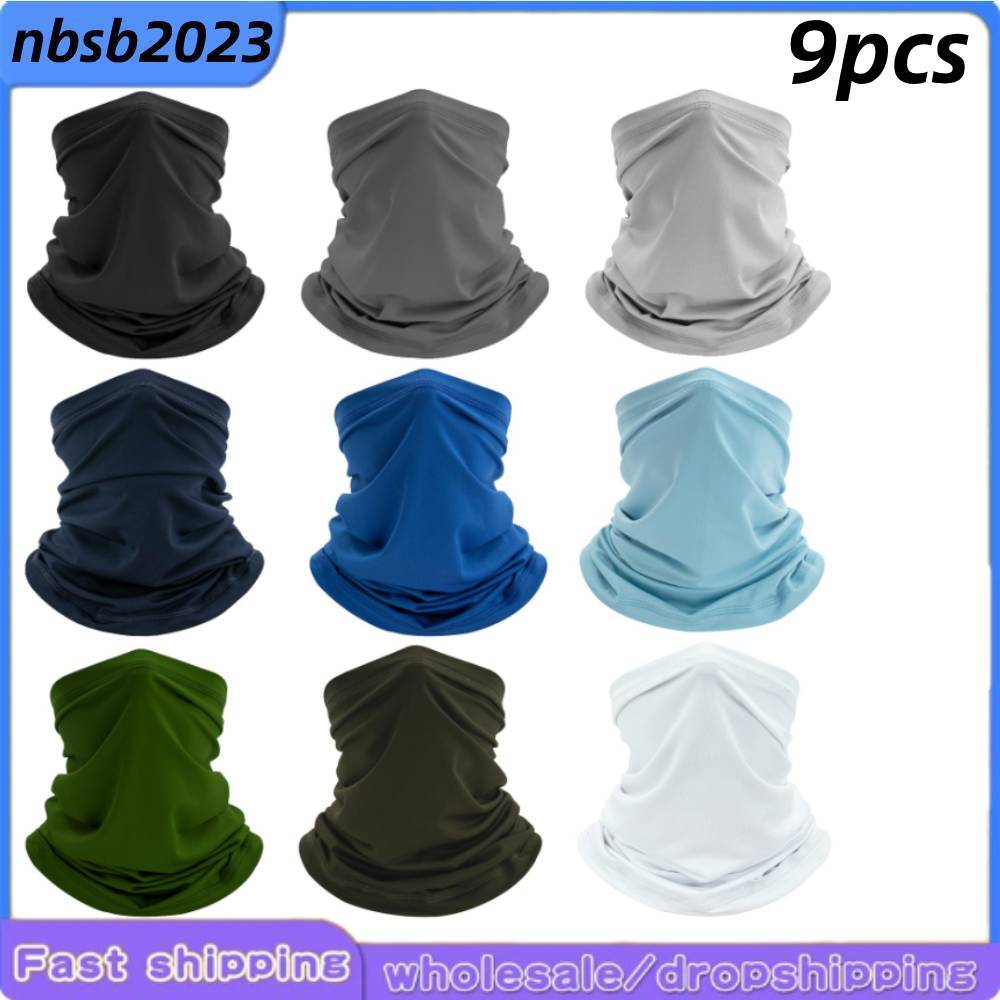 Breathable Neck Gaiter Face Scarf for Sun UV Protection Men Women