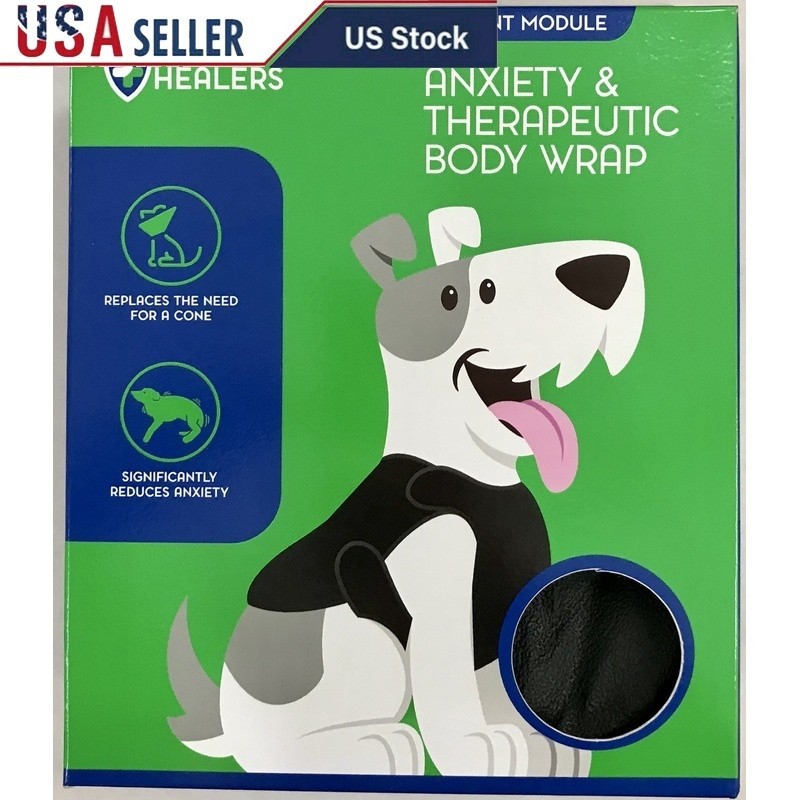 Dog Anxiety Vest Body Wrap Post-Surgery Calming Relief Anxiety Reduction Comfort