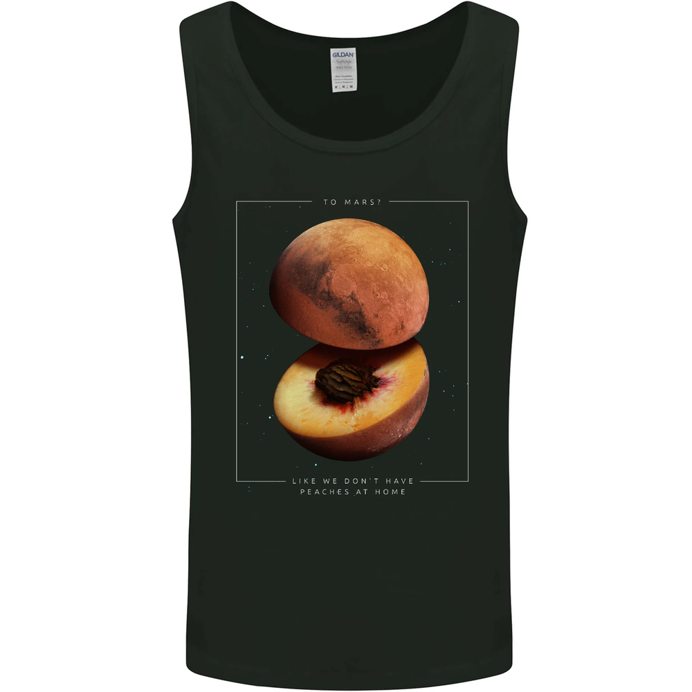 Mars Space Planets Cosmos Graphic Men's Vest Tank Top