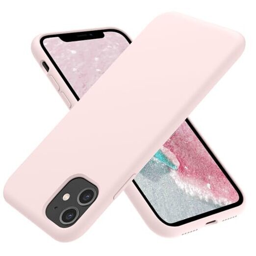 Compatible with iPhone 11 Case,Ultra Slim Fit iPhone Case Chalk Pink - M