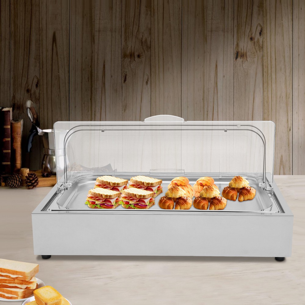 Chilled Ice Buffet Tray for Cooling and Displaying Food
